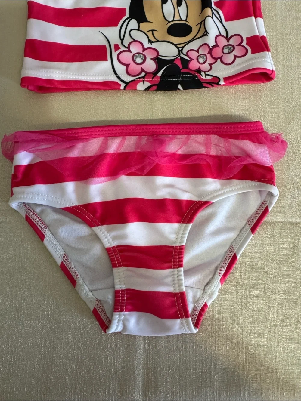 Minnie Mouse Bikini w/ tule ruffles